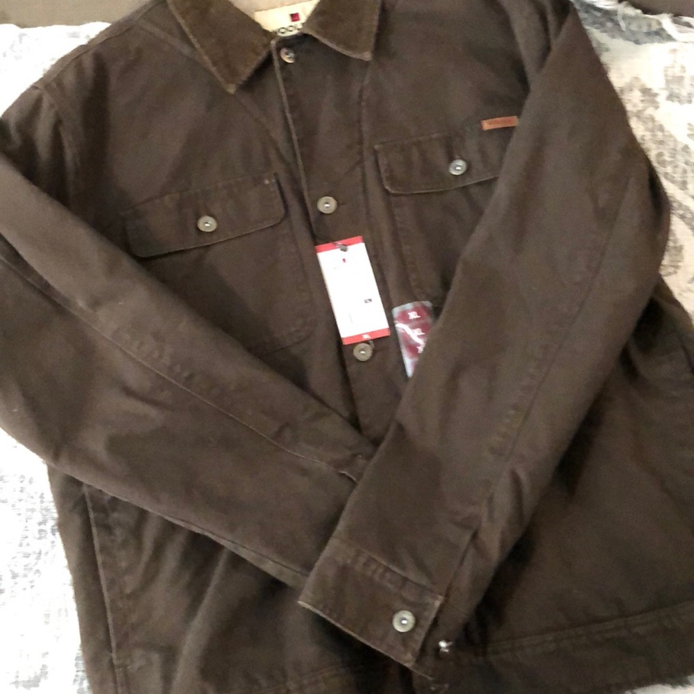 Woolrich Canvas Sherpa Jacket